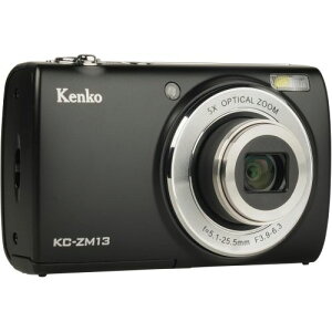 �y�����ۏؕt�z�P���R�[(Kenko) KC-ZM13-BK �u���b�N 1600����f�R���p�N�g�f�W�^���J���� ���w5�{�Y�[�� 2.7�^IPS�^�b�`�p�l�� ���B��p�T�u�J��������