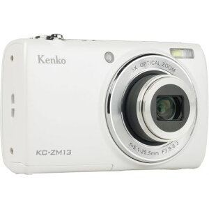 �y�����ۏؕt�z�P���R�[ Kenko KC-ZM13-WH �z���C�g 1600����f�R���p�N�g�f�W�^���J���� ���w5�{�Y�[�� 2.7�^IPS�^�b�`�p�l�� ���B��p�T�u�J�������� KCZM13WH