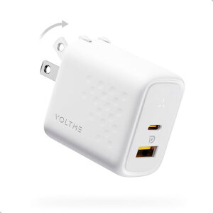 �{���g�~�[(VOLTME) V2144 �z���C�g USB�}���[�d�� Revo 45 Duo A�{C USB PD �p���[�f���o���[ �Ή� 45W USB-C×1/USB-A×1 �܂肽���ݎ��v���O