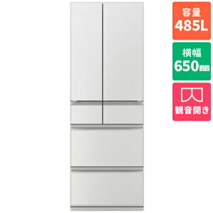 �y�W���ݒu�������z�O�H(MITSUBISHI) MR-MZ49N-W �O�����h���l���z���C�g MZ�V���[�Y 6�h�A�①�� �ω��J�� 485L ��650mm