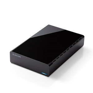 �G���R�� ELECOM ELD-HTV080UBK �u���b�N HDD �O�t���n�[�h�f�B�X�N 8TB �t�@�����X�É��݌v ���o�[�t�b�g�t