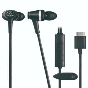 �I�[�f�B�I�e�N�j�J(audio-technica) ATH-CKD7NC-BK �u���b�N �L�����m�C�Y�L�����Z�����O�C���z�� USB Type-C�p