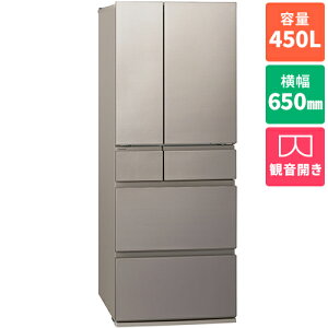 �y�W���ݒu�������z�y�����ۏؕt�z�p�i�\�j�b�N(Panasonic) NR-F45HY3-N �w�A���C���V�����p�� 6�h�A�①�� �ω��J�� 450L ��650mm