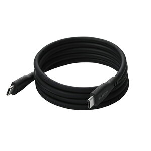 �G���R��(ELECOM) MPA-CCTMGS10BK �u���b�N USB-C �P�[�u�� PD60W USB Type-C to C 1m �}���[�d �V���R�� �_�炩�����܂�ɂ��� �}�O�l�b�g ����