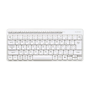 �G���R��(ELECOM) TK-QT11MDMWH �z���C�g ���C�����X�L�[�{�[�h �É� �e���L�[���X 2.4GHz���� USB���V�[�o�[ USB-A ���{��z�� AI�N���L�[����
