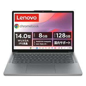 �y�����ۏؕt�zLenovo(���m�{) 83SX003HJP Lenovo Chromebook m Gen 11 14.0�^ WUXGA Kompanio 540 ChromeOS ������8GB UFS 128GB ���i�O���[ �m�[�g�p�\�R��