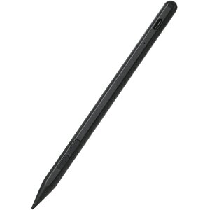 �G���R��(ELECOM) P-TPACSTAP14BK �u���b�N iPad�^�b�`�y�� Goodnotes�A�v���Ή� �V���[�g�J�b�g�{�^�� �߂� ���� USB Type-C�}���[�d �X�����m