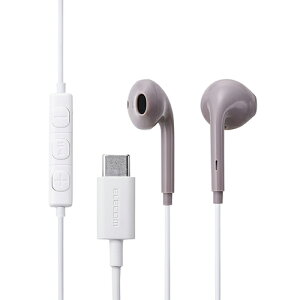 �G���R��(ELECOM) EHP-DF18IMPN �s���N�O���[�W�� USB Type-C �C���z�� �L�� �C���i�[�C���[�^ �}�C�N�t�� �ʘb�\ DAC���� ������ ���ʒ��� 1.2m