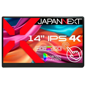 �W���p���l�N�X�g(JAPANNEXT) JN-MD-IPS140UHDR-T 14�^ IPS�p�l������4K���o�C�����j�^�[ �f�B�X�v���C