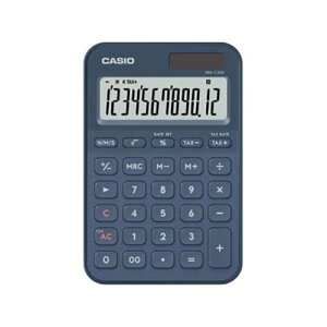 CASIO(�J�V�I) MW-C20D-NY-N �l�C�r�[ �d�� �~�j�W���X�g�T�C�Y 12�� �Ōv�Z ���[�g�v�Z ���Ԍv�Z �����v�@�\