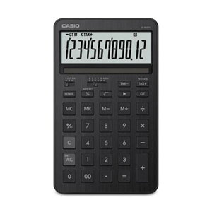 CASIO(�J�V�I) JF-M200-BK-N �A�C�A���u���b�N �d�� �W���X�g�T�C�Y 12�� �Ōv�Z ���[�g ���Ԍv�Z �G�R�}�[�N�F��