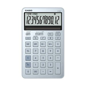 CASIO(�J�V�I) JF-M200-BU-N �A�C�X�u���[ �d�� �W���X�g�T�C�Y 12�� �Ōv�Z ���[�g ���Ԍv�Z �G�R�}�[�N�F��