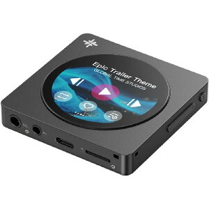 FiiO(�t�B�[�I) FIO-SSDISC-B �u���b�N Snowsky DISC �f�W�^���I�[�f�B�I�v���[���[ LDAC�Ή� Bluetooth �n�C���] �X�g���b�v�z�[���t