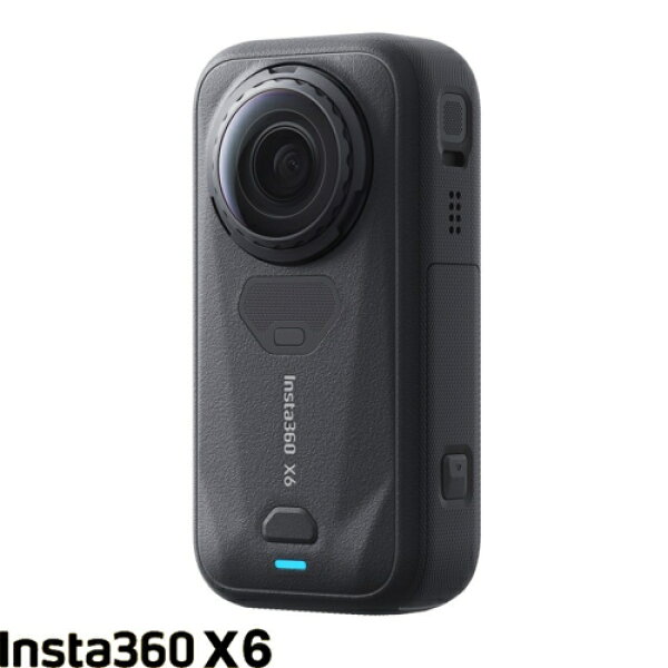 Insta360 Insta360 X6 ブラック アクションカメラ 通常版 CINSABXA-X601 国内正規流通品 360度撮影