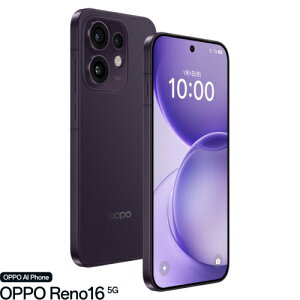 OPPO(�I�b�|) OPPO Reno16 5G 6.3�^ 12GB/256GB �g���C���C�g�p�[�v�� SIM�t���[�X�}�z CPH2865-TP