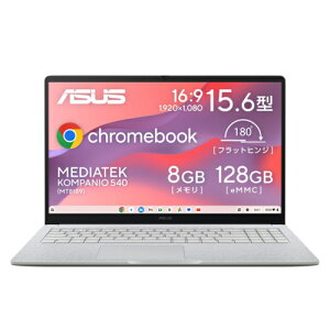 �y�����ۏؕt�zASUS(�G�C�X�[�X) Chromebook CM15 CM1505CM4A-8128GY 15.6�^ ChromeOS MediaTek Kompanio 540 ������8GB eMMC128GB �s���A�O���[