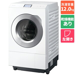 �y�W���ݒu�������z�y�����ۏؕt�z�p�i�\�j�b�N(Panasonic) NA-LX129FL-W �}�b�g�z���C�g �ȂȂ߃h�������󊣑��@ ���J�� ����12kg/����6kg