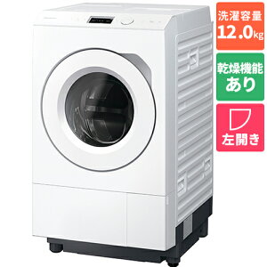 �y�W���ݒu�������z�y�����ۏؕt�z�p�i�\�j�b�N(Panasonic) NA-LX127FL-W �}�b�g�z���C�g �ȂȂ߃h�������󊣑��@ ���J�� ����12kg/����6kg