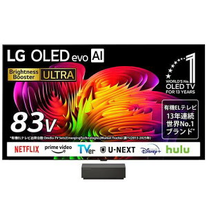 �y�W���ݒu�������z�y�����ۏؕt�zLG�G���N�g���j�N�X(LG) LG OLED evo AI W6 OLED83W6PJA 83V�^ Wallpaper 4K�L�@EL�e���r