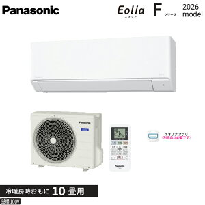 �y�݌ɂ���܂��z �p�i�\�j�b�N Panasonic ���[���G�A�R�� 2026�N���f�� Eolia F�V���[�Y CS-286DFL-W [�N���X�^���z���C�g] 10���p 2.8kW �P��100V �������� �����ꌧ�y�ї����̏ꍇ�͒��p������ʓr�A
