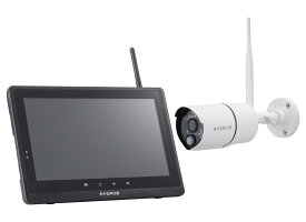 MASPRO マスプロ WC3A10M モニター＆ワイヤレスHDカメラセット（バッテリーレス） 10.1インチモニター タッチパネル セキュリティー 送料無料