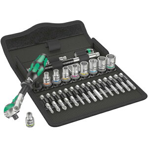 WERA ���F�� 8100SA6 �T�C�N���b�v���`�F�b�g�u�X�s�[�h�v�Z�b�g 1�^4 4016