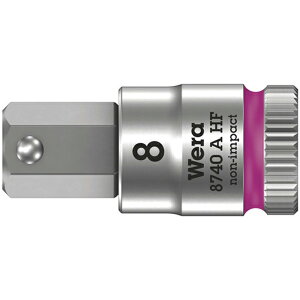 WERA ���F�� 8740A HF�\�P�b�g HEX?PLUS 8.0X28MM 3339