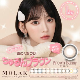 MOLAK モラク カラコン ワンデー1day 度なし 度ありカラーコンタクトレンズ 14.2mm ナチュラル 宮脇咲良 送料無料