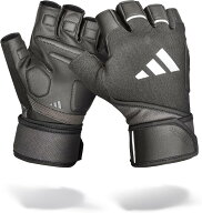 adidas(アディダス) リストラップ トレーニンググローブ エアロレディー素材(吸汗性、速乾性、透湿性、保…
