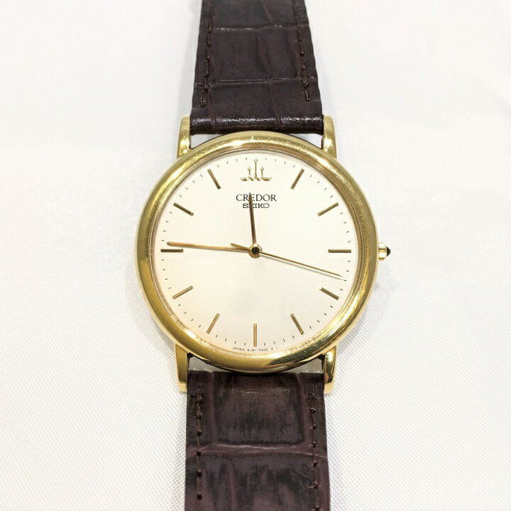 楽天市場】【中古】 SEIKO （セイコー） クレドール 8J81-7000 18KT 18  
