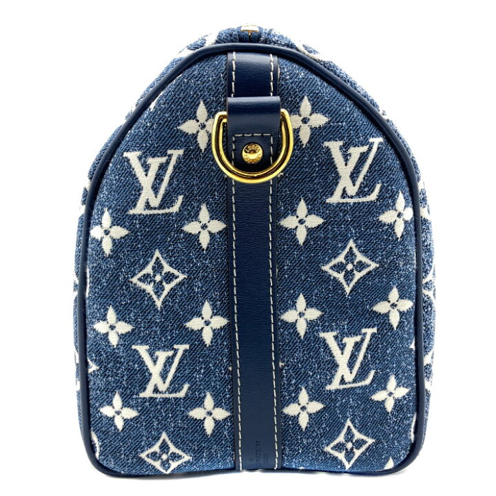 ルイヴィトン LOUIS VUITTON モノグラム ジャガード デニム スピーディ 