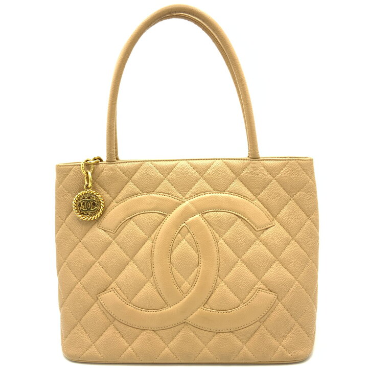 楽天市場】【中古】CHANEL（シャネル）A01804 復刻トート ベージュ系  
