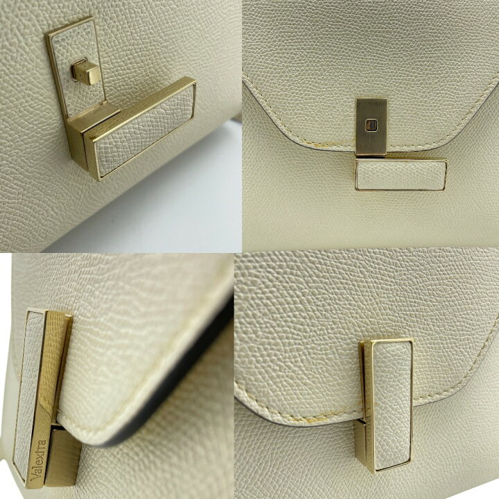 楽天市場】【中古】Valextra（ヴァレクストラ）ミニ イジィデ ホワイト 