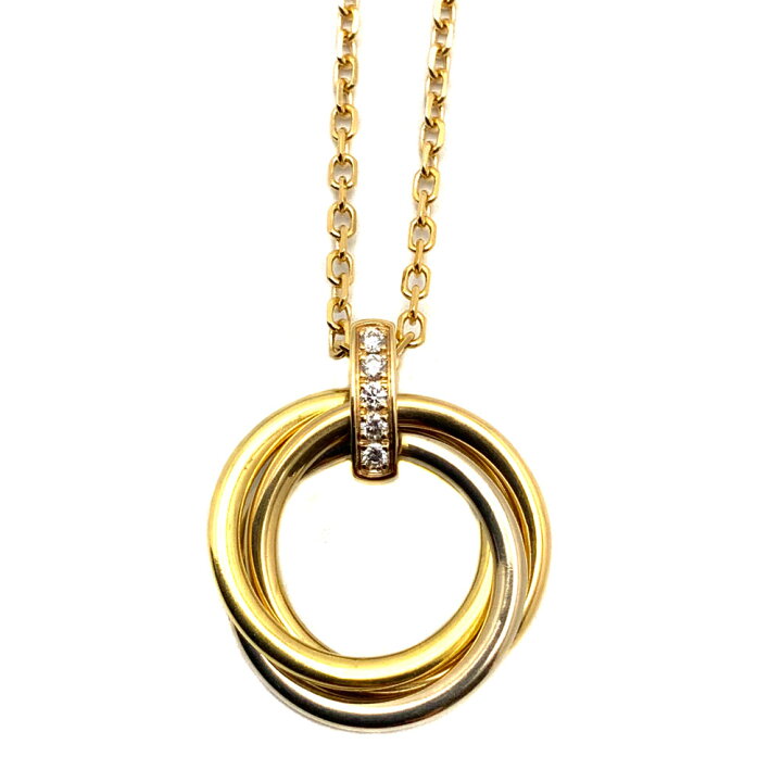楽天市場】【中古】Cartier（カルティエ）トリニティネックレス スリー 