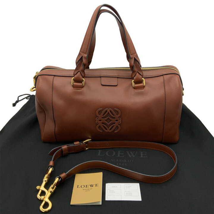 楽天市場】【中古】LOEWE（ロエベ）316.28.F28 フスタ35 カーフレザー 