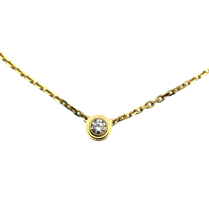 楽天市場】【中古】Cartier(カルティエ) B7224517 ダムールネックレス  