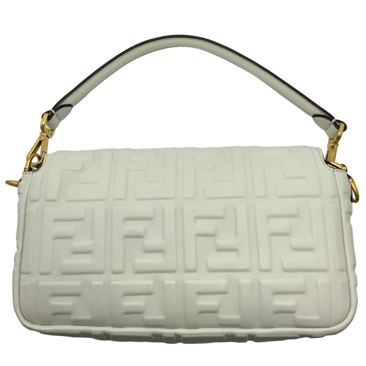 楽天市場】【中古】FENDI（フェンディ） バゲットバッグ ホワイト 