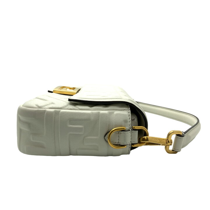 楽天市場】【中古】FENDI（フェンディ） バゲットバッグ ホワイト 