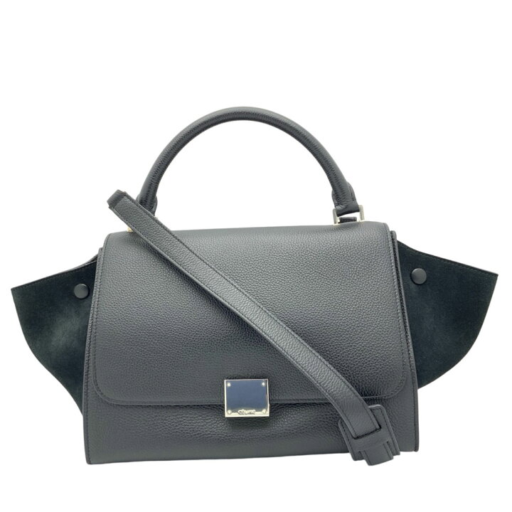 楽天市場】【中古】CELINE（セリーヌ）トラペーズ スモール スウェード  