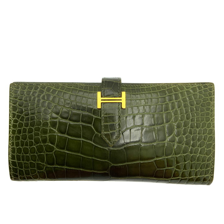 楽天市場】【中古】HERMES（エルメス） ベアンスフレ アリゲーター  