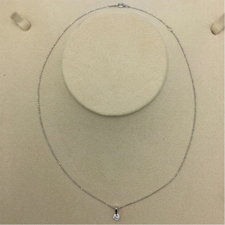 楽天市場】【中古】PT900ダイヤモンド1粒ネックレス 0.33ct【USED-AB 