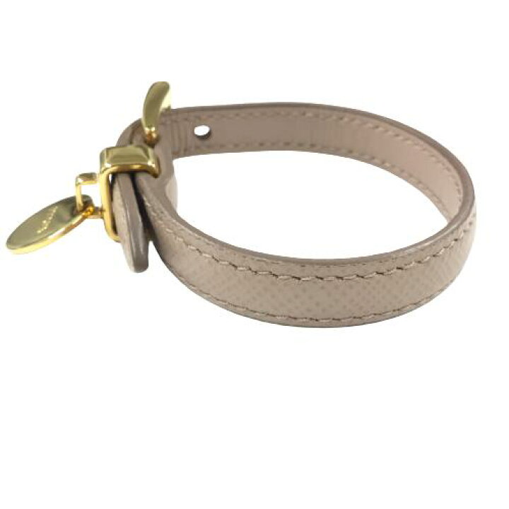 楽天市場】【中古】PRADA（プラダ）レザーブレスレット サフィアーノ 