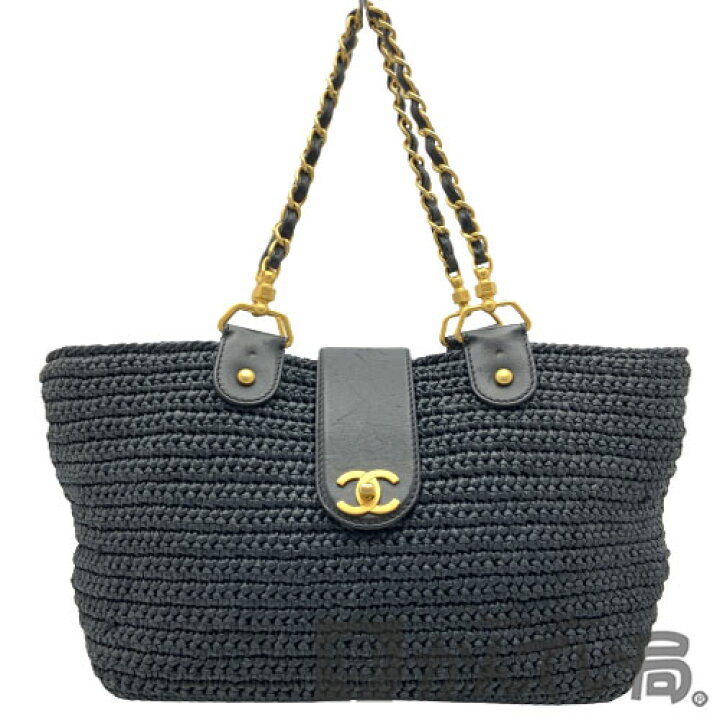 楽天市場】【中古】CHANEL（シャネル）ストローチェーンショルダー 