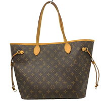 【中古】LOUISVUITTON(ルイ・ヴィトン)M40156ネヴァーフルMMモノグラムトートバッグ肩掛け旧型ブラウンゴールド金具レディース【USED-AB】
