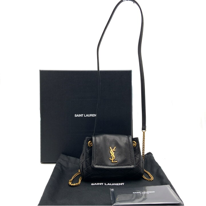 楽天市場】【中古】SAINT LAURENT（サンローラン）672739 1EL07 1000  