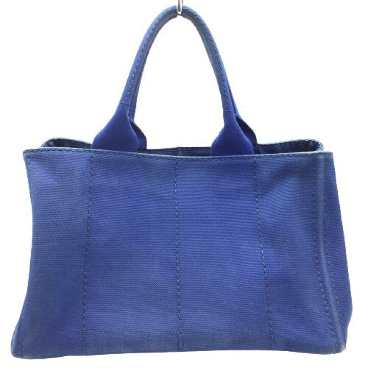 楽天市場】PRADA（プラダ）BN2642 カナパトート ブルー PRADAロゴ 