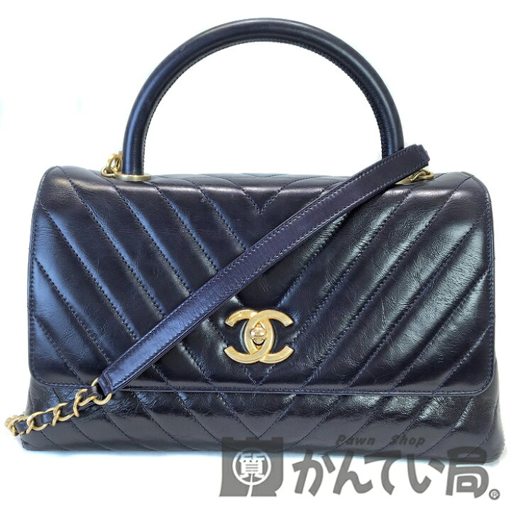 楽天市場】【中古】 CHANEL (シャネル) Vステッチ 2WAY ハンドバッグ 
