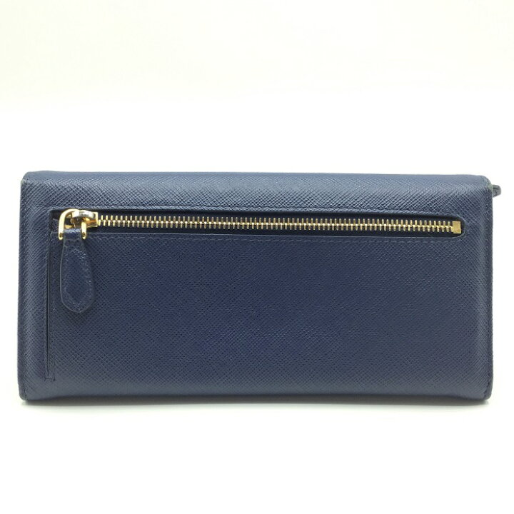 楽天市場】【中古】 PRADA (プラダ) 1MH132 サフィアーノ 二つ折り 長 