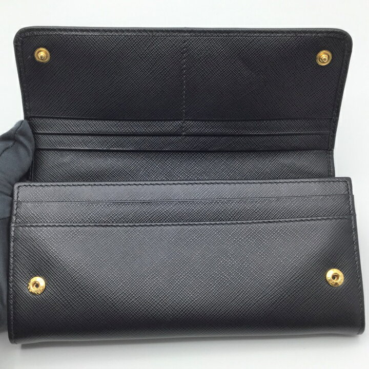 楽天市場】【中古】 PRADA (プラダ) 1MH132 長財布 パスケース付き  