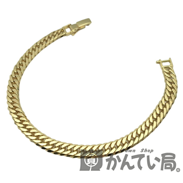 楽天市場】【中古】 K18 喜平 ブレスレット 約20g 約18cm 6面 ダブル  